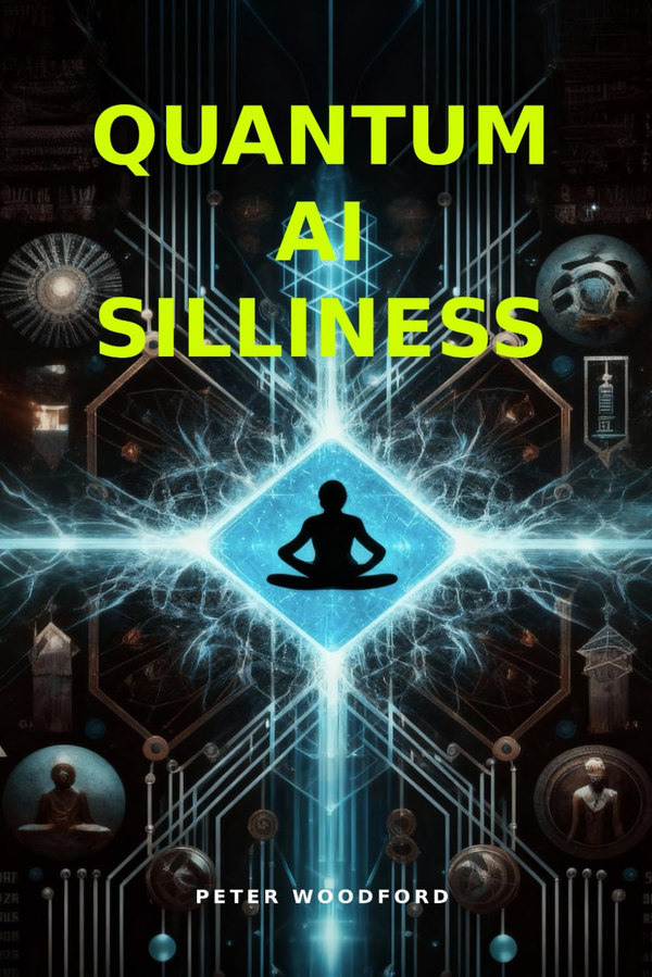 Cover of Quantum AI Silliness by Peter Woodford